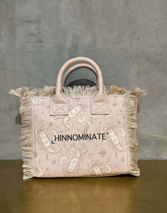 MINI SHOPPER HINNOMINATE CON STAMPA BANDANA BEIGE