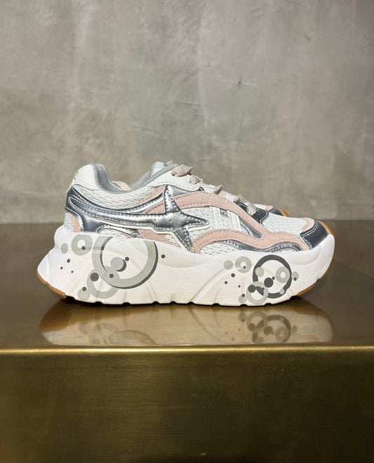 SNEAKERS PLATFORM W6YZ SILVER WHITE CIPRIA