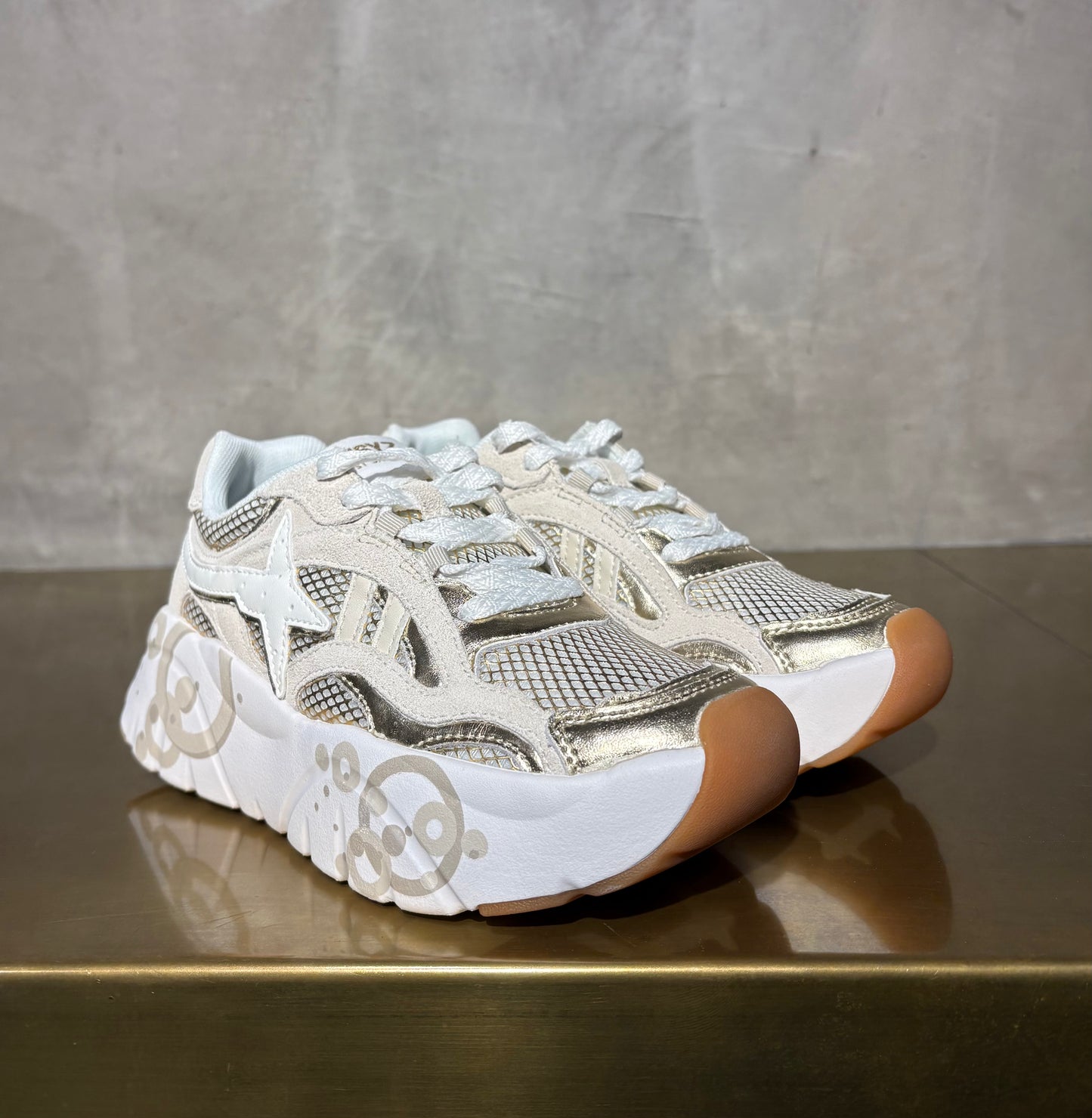 SNEAKERS PLATFORM W6YZ PLATINUM WHITE