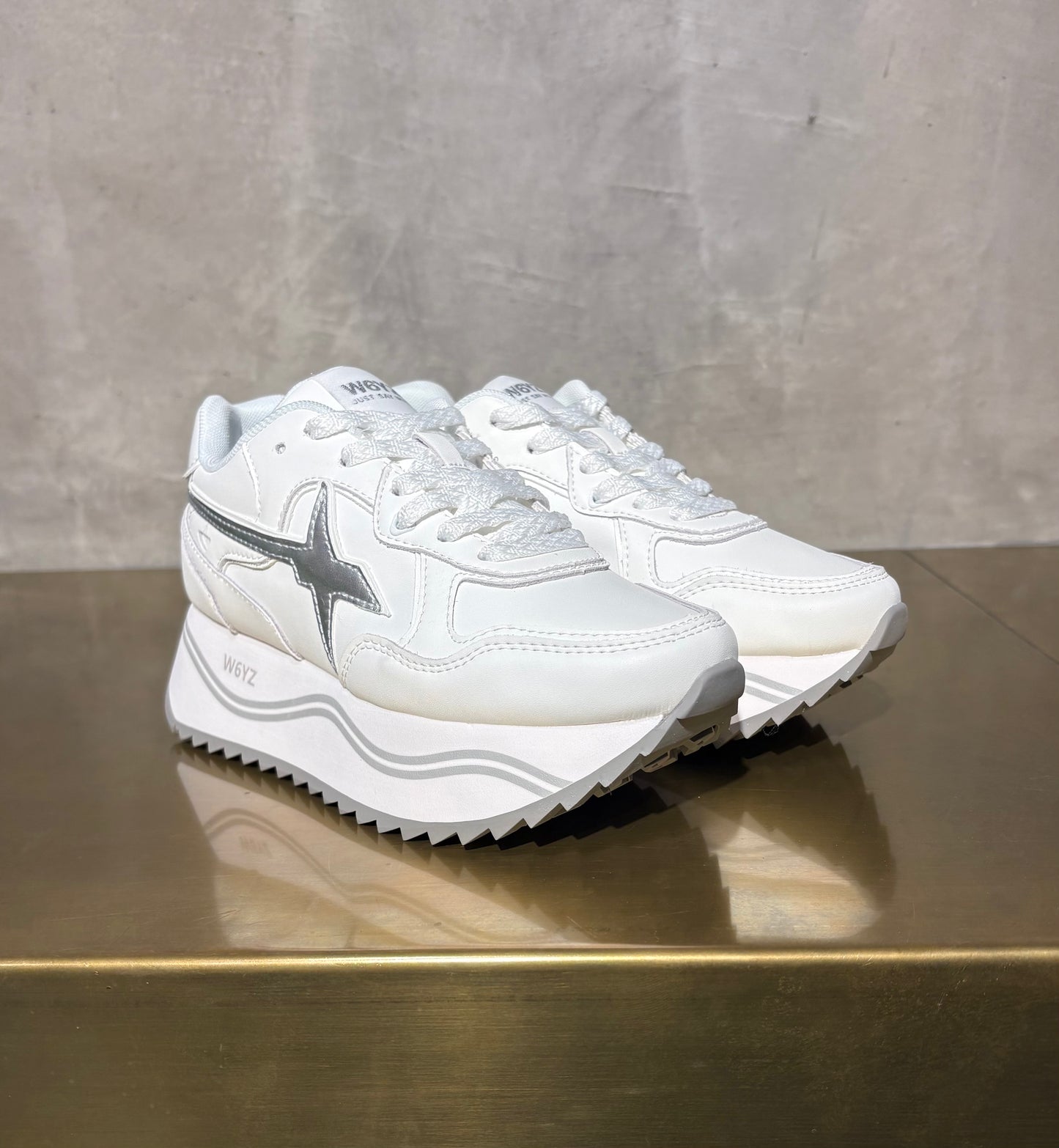 SNEAKERS PLATFORM TOTAL WHITE