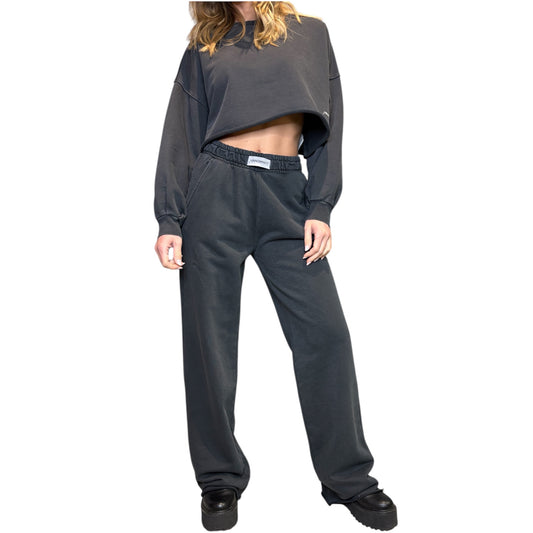 PANTALONE TUTA A PALAZZO TAGLIO VIVO