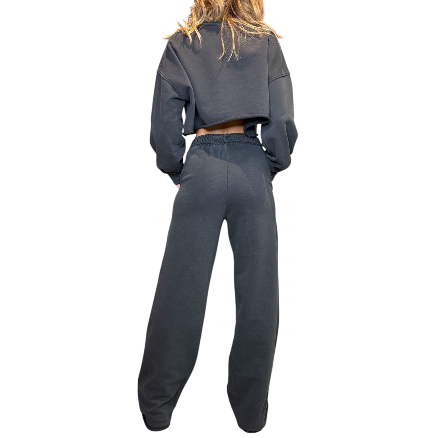 PANTALONE TUTA A PALAZZO TAGLIO VIVO