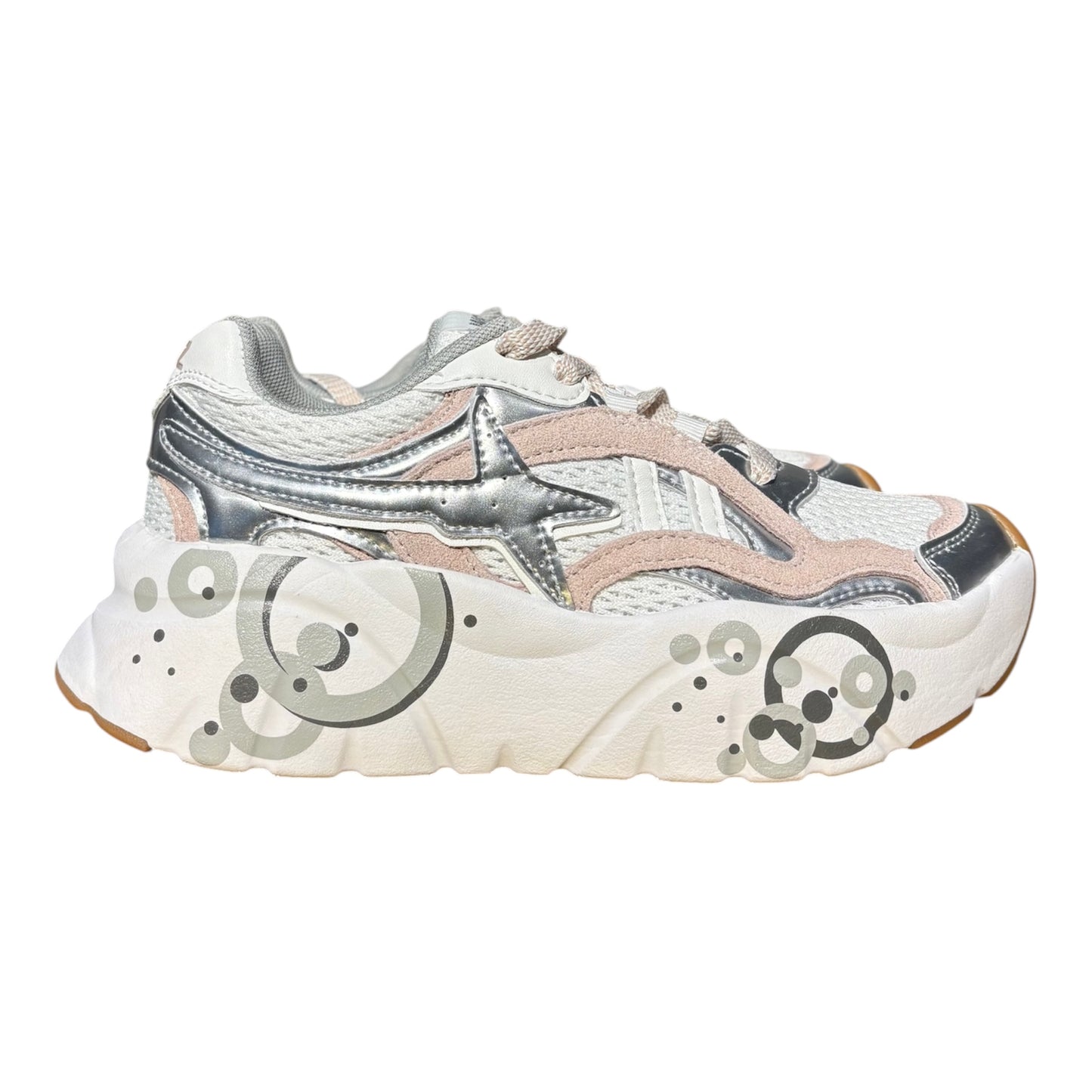 SNEAKERS PLATFORM W6YZ SILVER WHITE CIPRIA