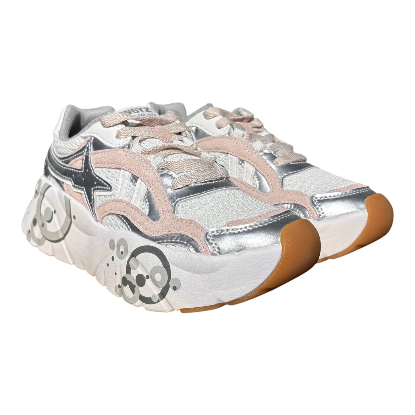 SNEAKERS PLATFORM W6YZ SILVER WHITE CIPRIA