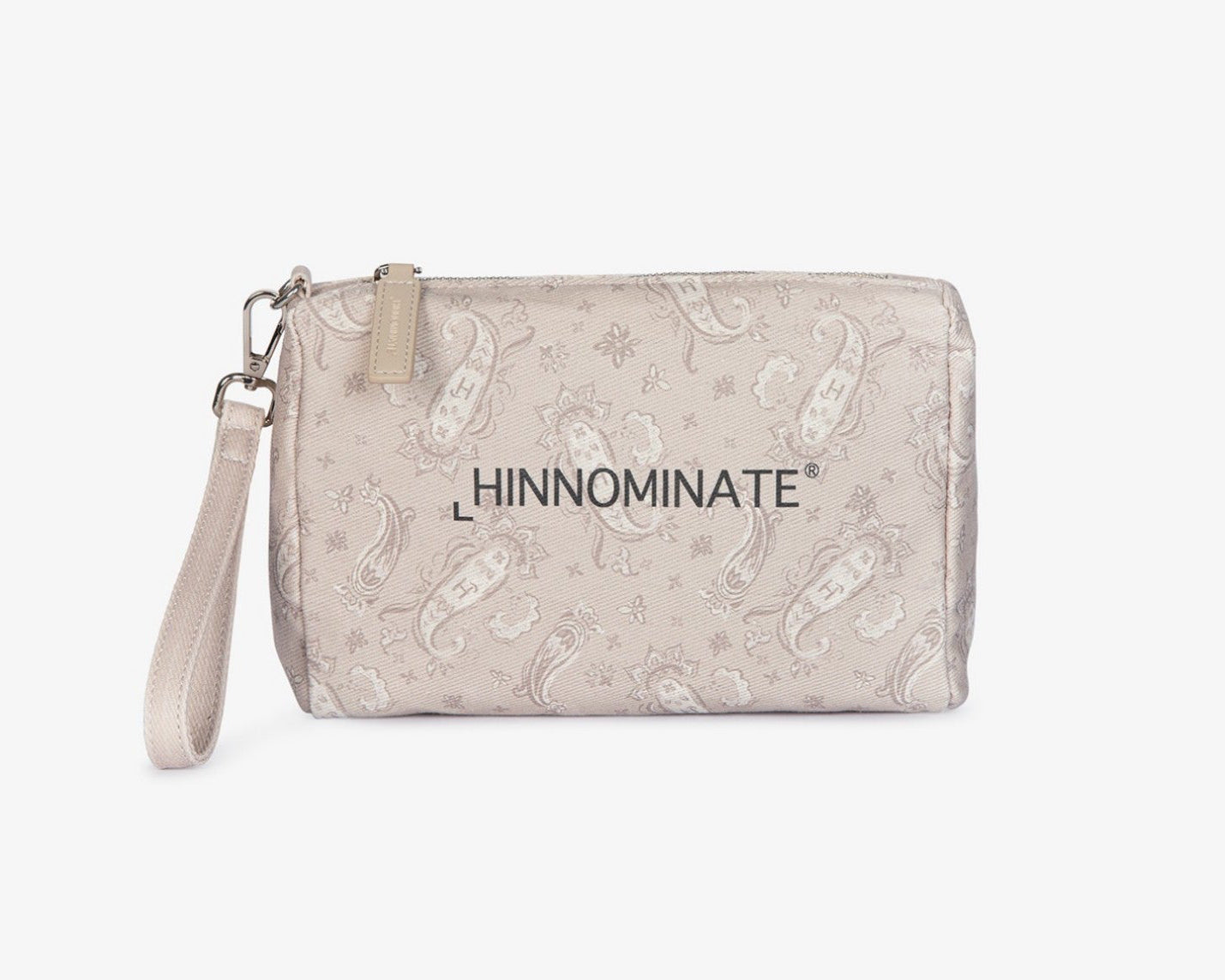 POCHETTE HINNOMINATE CON STAMPA BANDANA BEIGE
